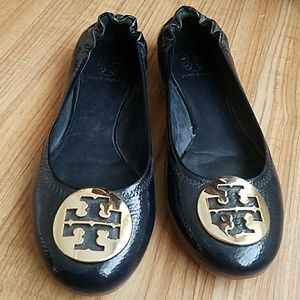 Navy Tory Burch flats